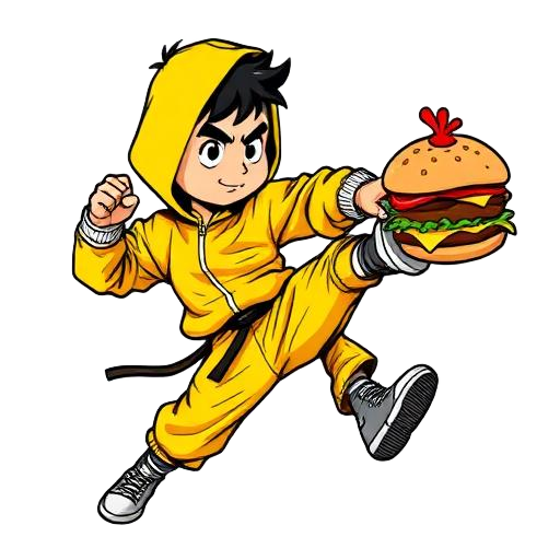 Chicken Burgers mascotte