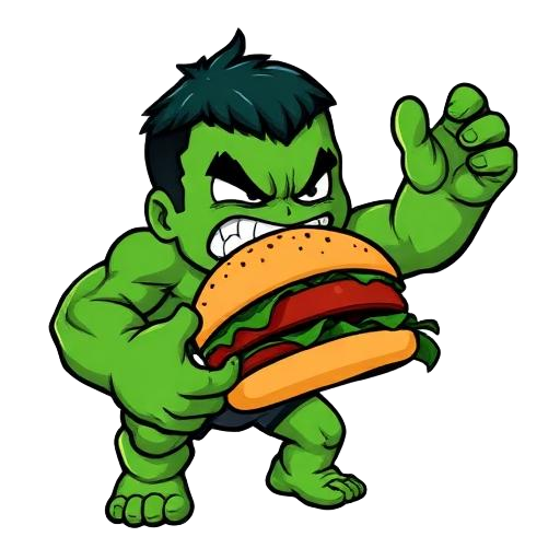 The Hulk sticker